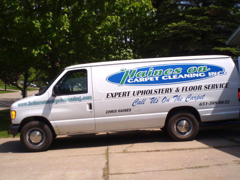 Haines On Carpet Cleaning truck